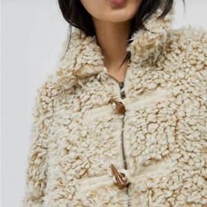 Anthropologie Brenna Faux Fur Jacket.